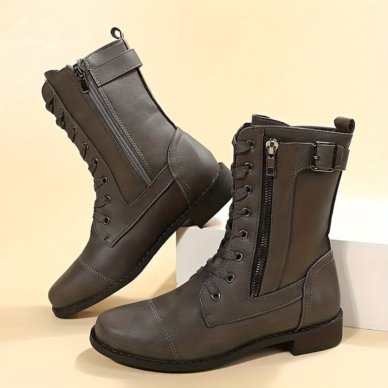 Women's Lace-Up Combat Boots