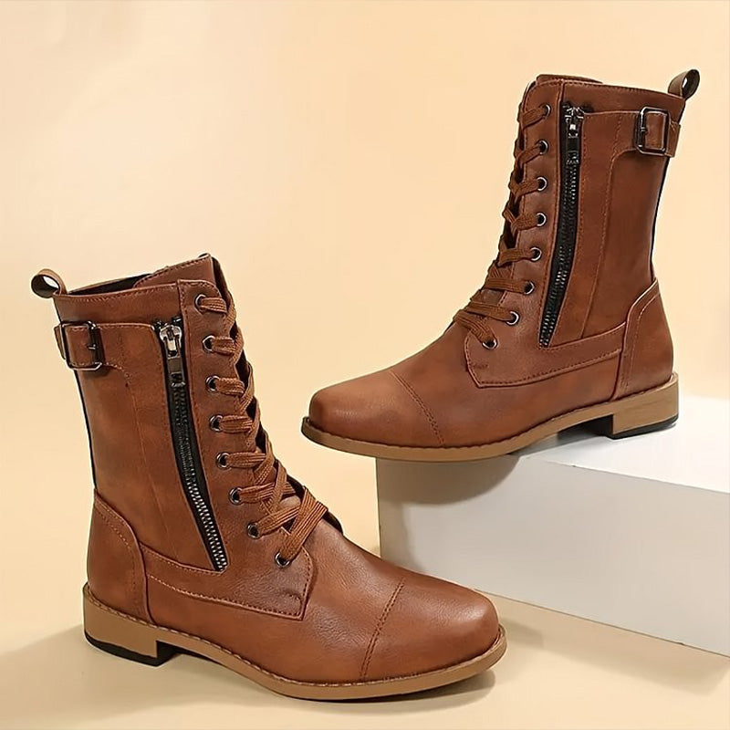Women's Lace-Up Combat Boots