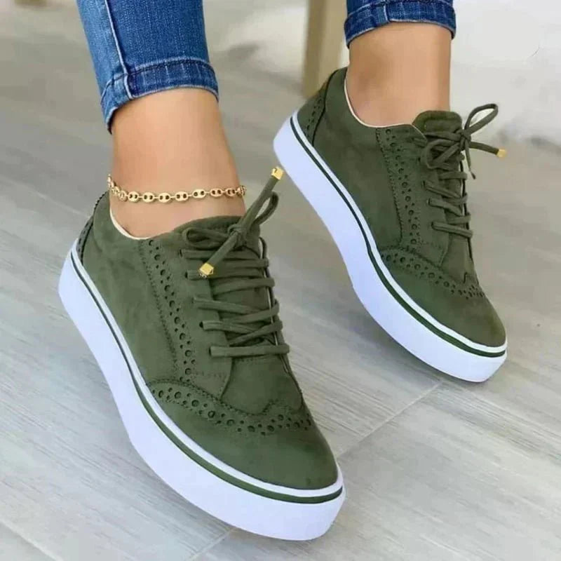 Women's Lace-Up Platform Sneakers