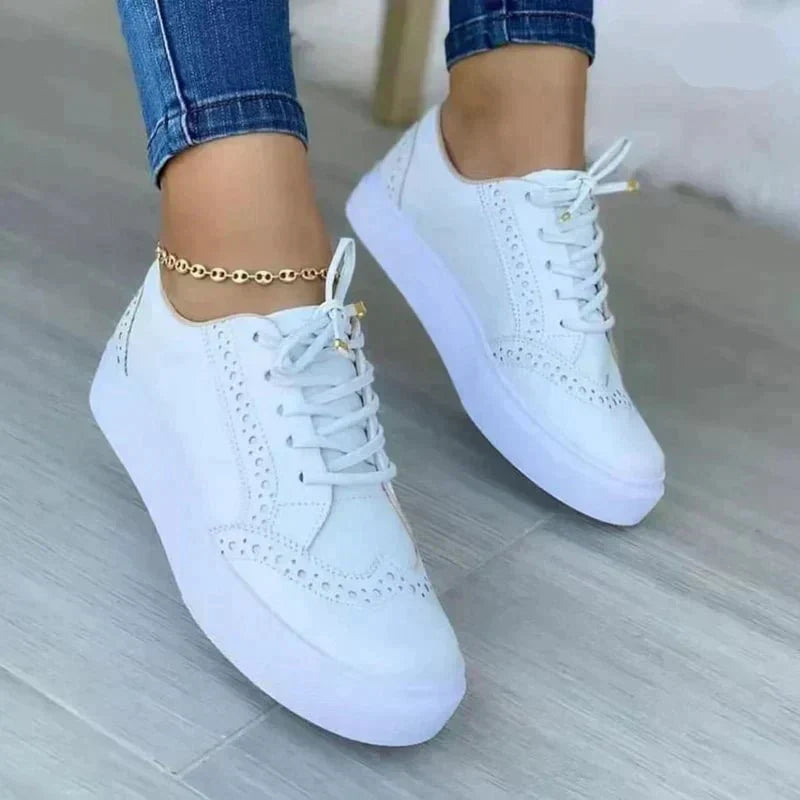 Women's Lace-Up Platform Sneakers