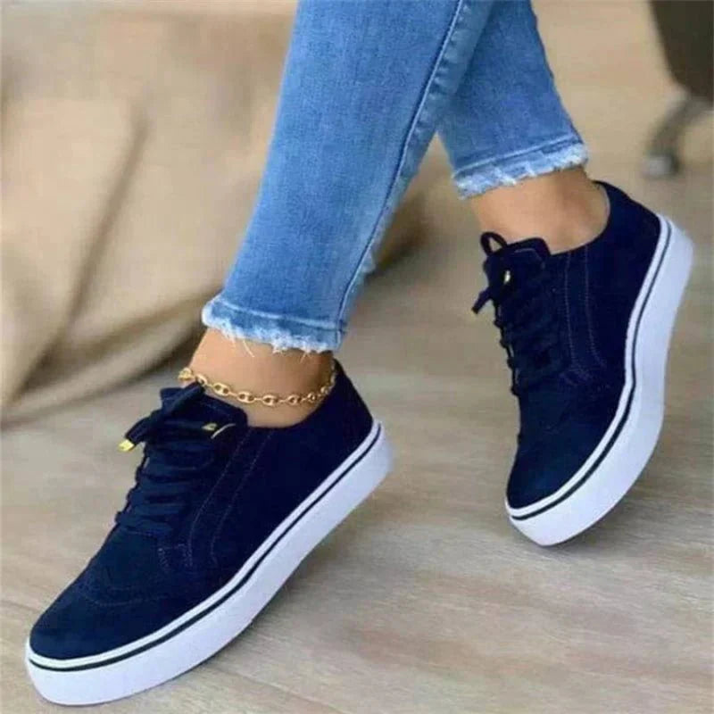 Women's Lace-Up Platform Sneakers