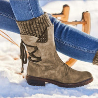 Women's Lace-Up Slouch Boots