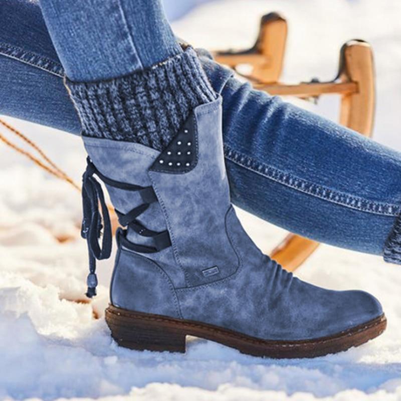 Women's Lace-Up Slouch Boots