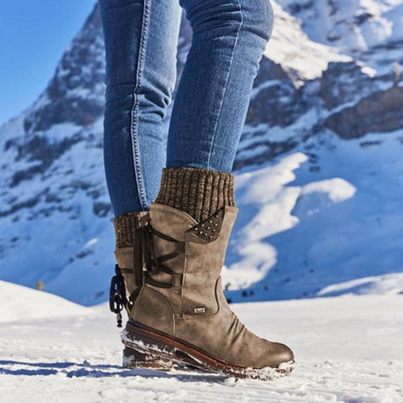 Women's Lace-Up Slouch Boots