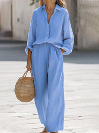 Women's Lightweight Linen Set
