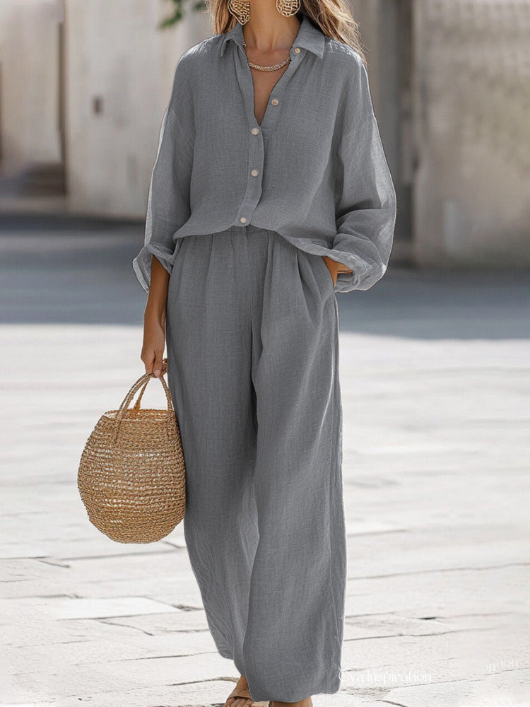 Women's Lightweight Linen Set