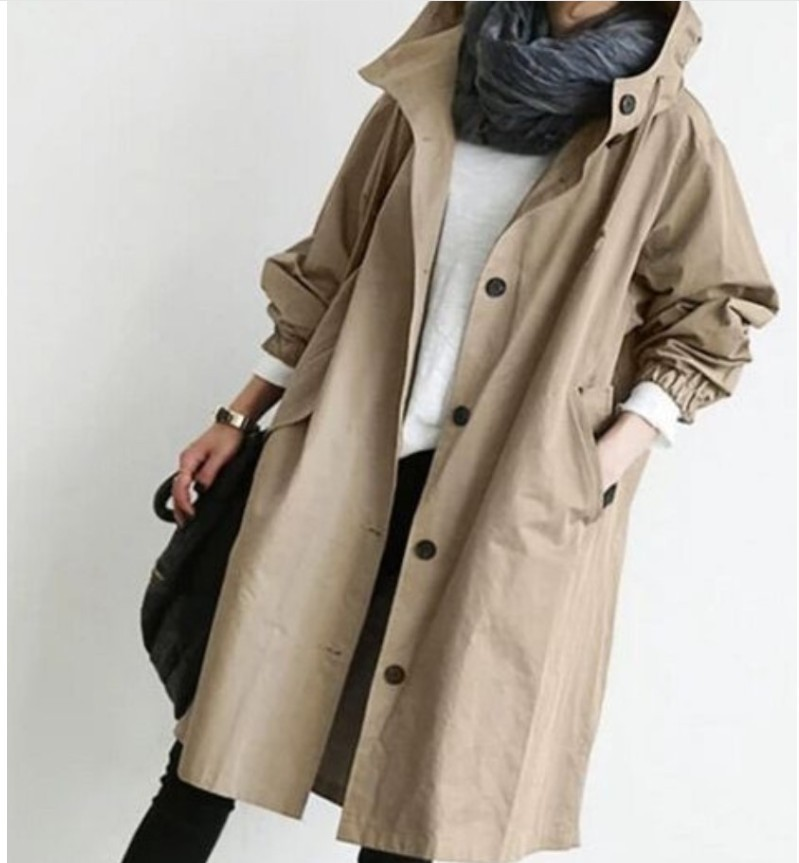 Women's Long Hooded Coat