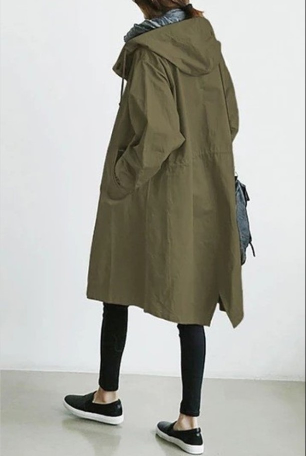Women's Long Hooded Coat