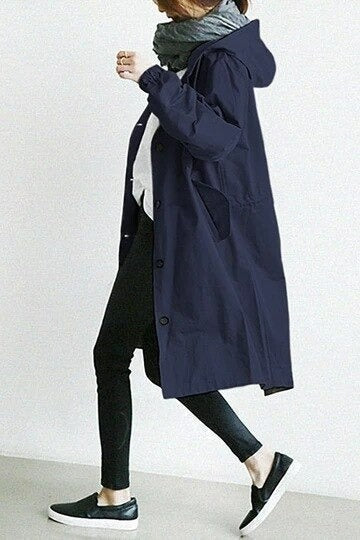 Women's Long Hooded Coat
