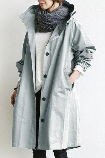 Women's Long Hooded Coat
