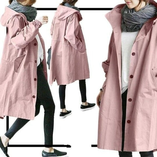 Women's Long Hooded Coat