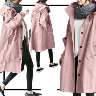 Women's Long Hooded Coat