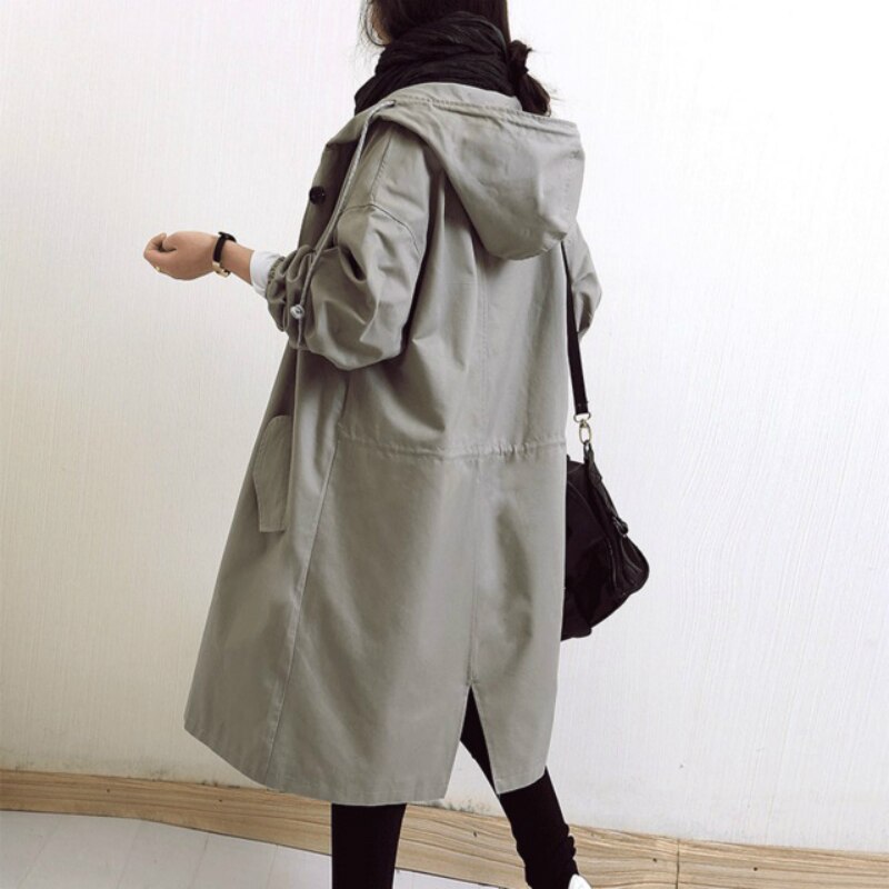 Women's Long Hooded Coat