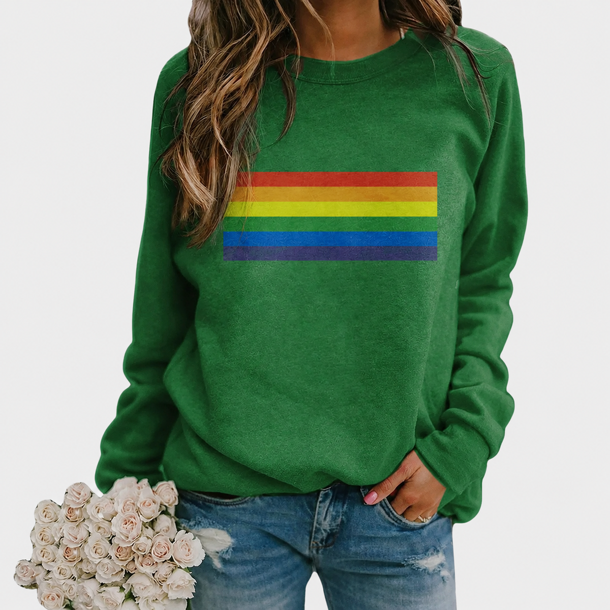 Women's Long Sleeve Crewneck Sweatshirt