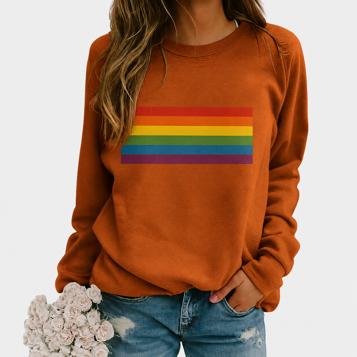 Women's Long Sleeve Crewneck Sweatshirt