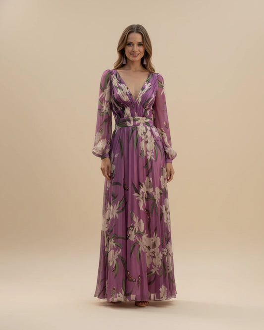 Women's Long Sleeve Summer Maxi Dress