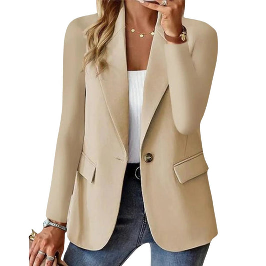 Women's Long-Sleeved Fitted Blazer