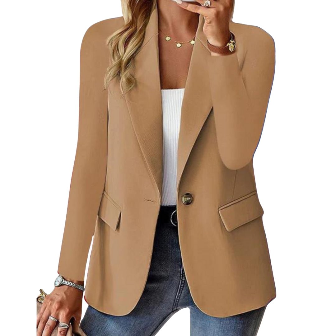 Women's Long-Sleeved Fitted Blazer