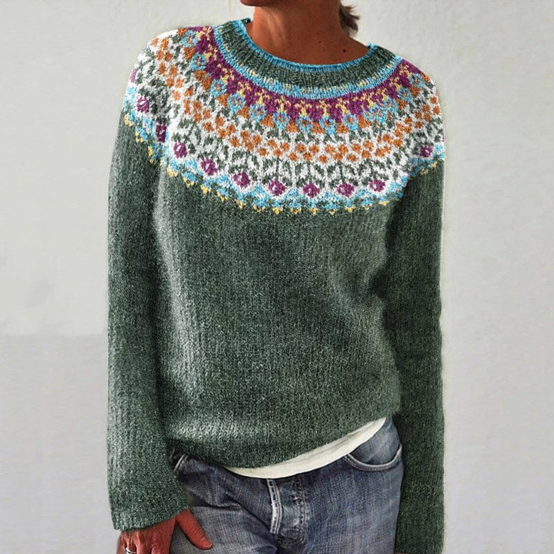 Women's Long-Sleeved Knit Sweater