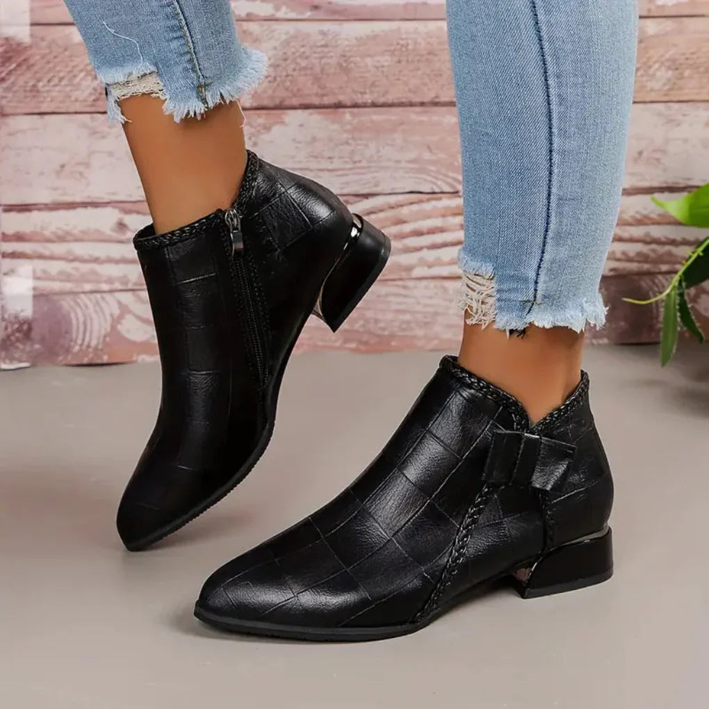 Women's Low-Heeled Ankle Boots