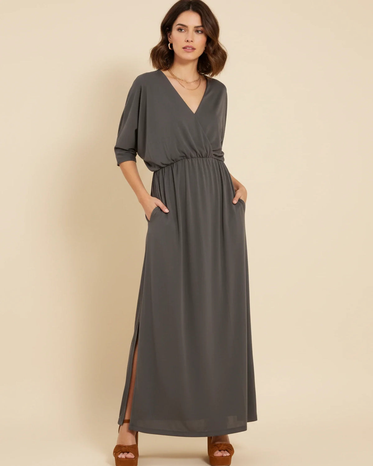 Women's Maxi Dress with Pockets