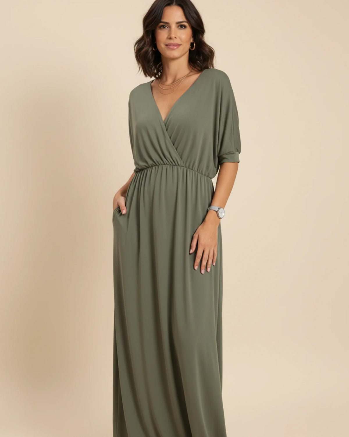 Women's Maxi Dress with Pockets