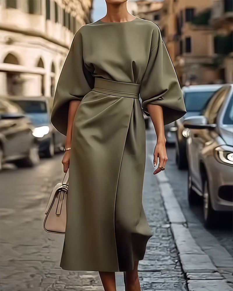 Women's Midi Wrap Dress