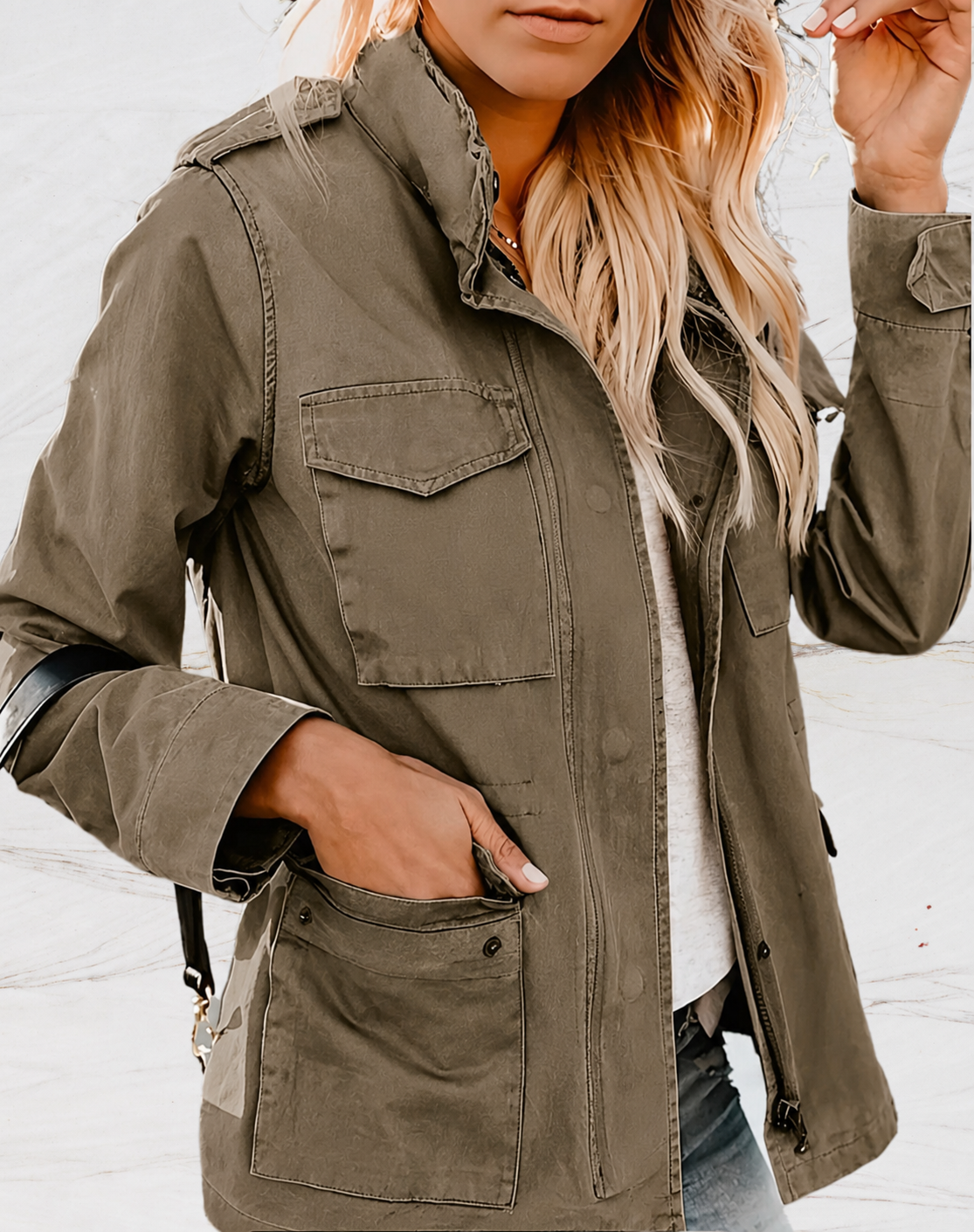 Women's Military Utility Jacket