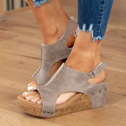 Women's Open-Toe Wedge Sandals