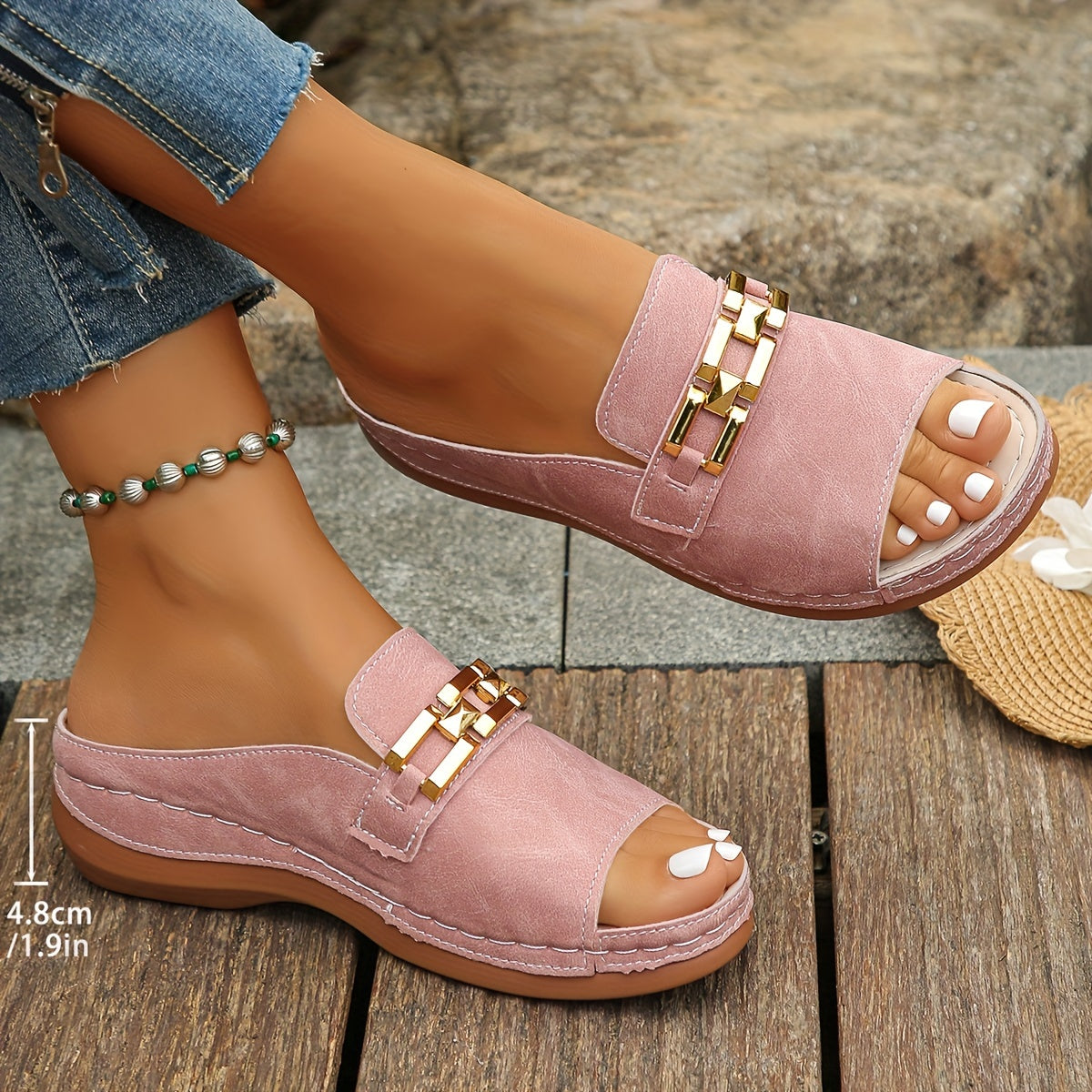 Women's Open-Toe Wedge Sandals