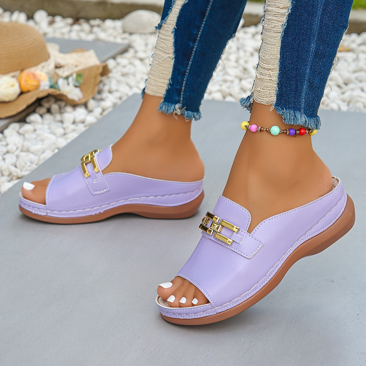 Women's Open-Toe Wedge Sandals
