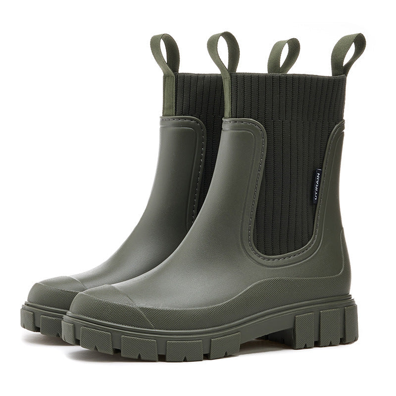 Women's Orthopedic Ankle Boots with Treaded Sole