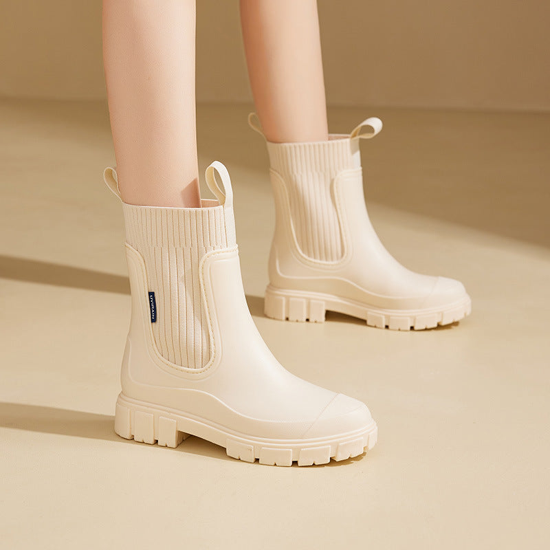 Women's Orthopedic Ankle Boots with Treaded Sole