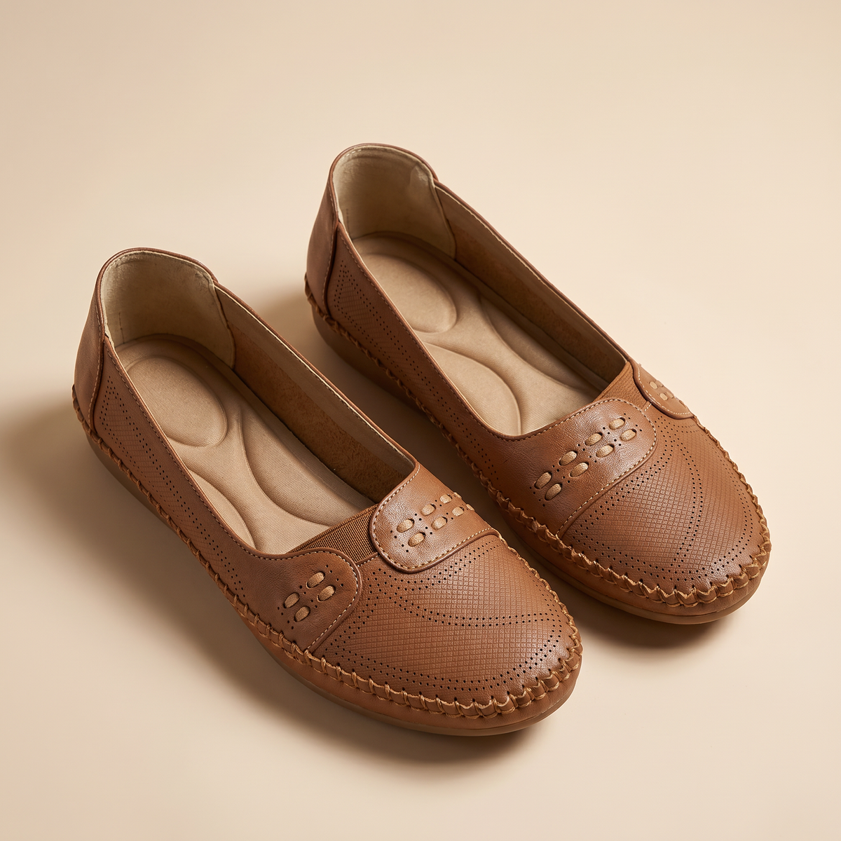 Women's Orthopedic Flat Shoes - Anatomical Arch Support - Comfortable Supportive Flats