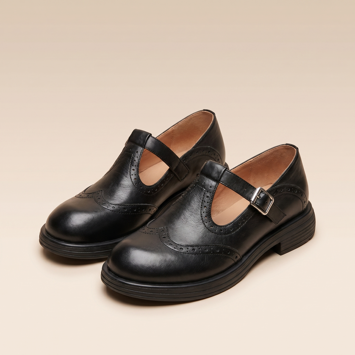 Women's Orthopedic Leather Mary Jane Shoes | Comfortable All-Day Footwear