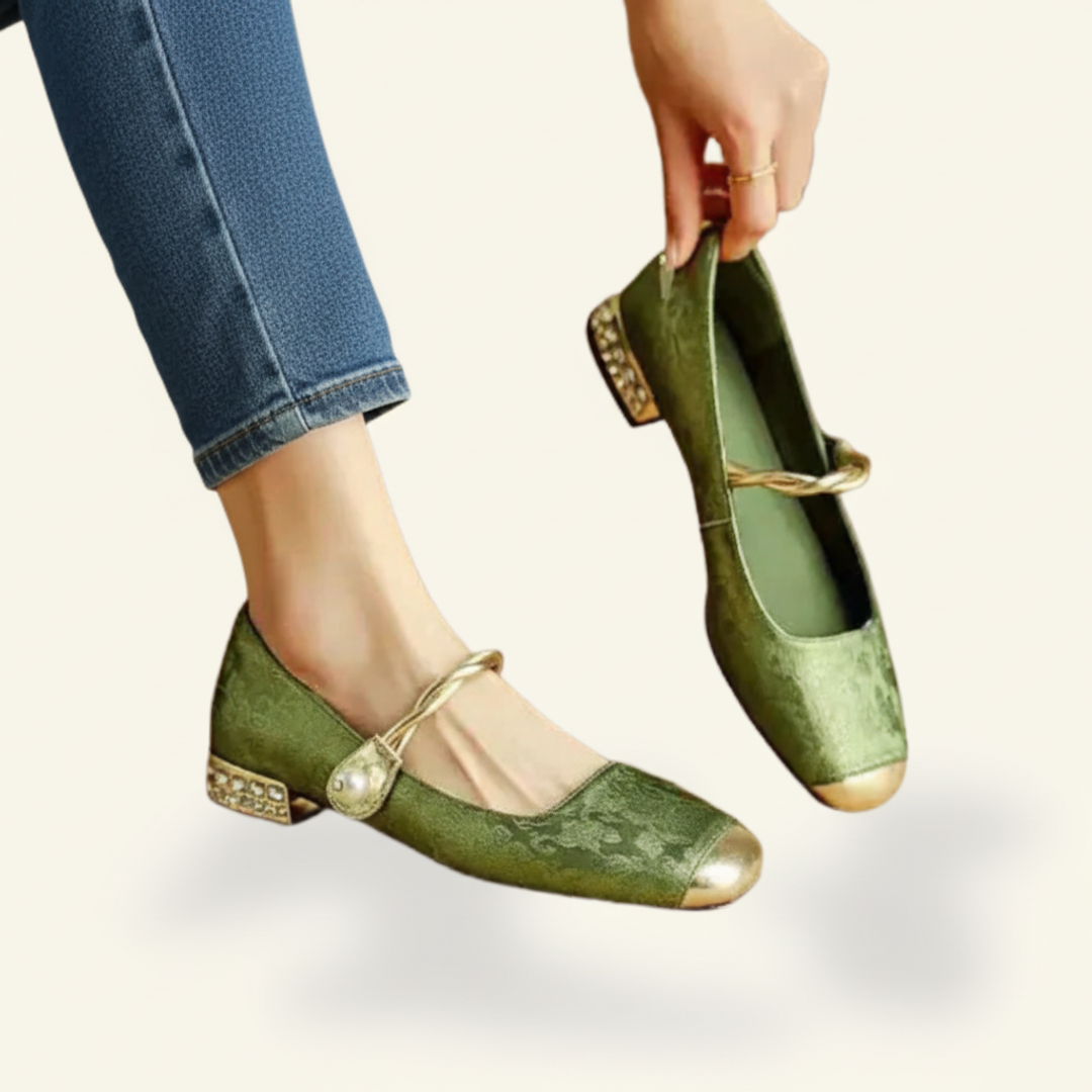Women's Orthopedic Square Toe Mary Jane Shoes