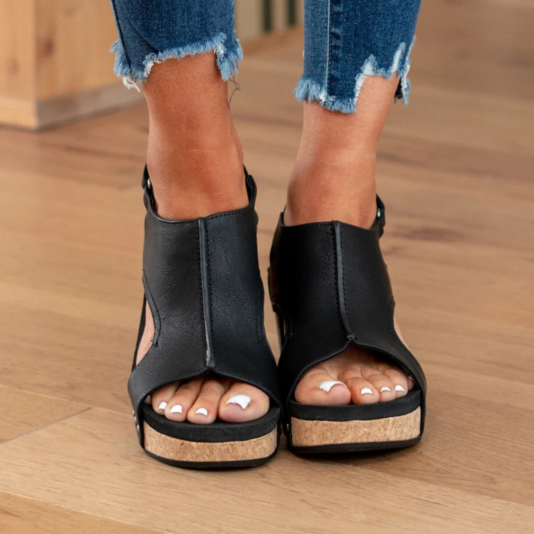 Women's Orthopedic Studded Wedge Sandals