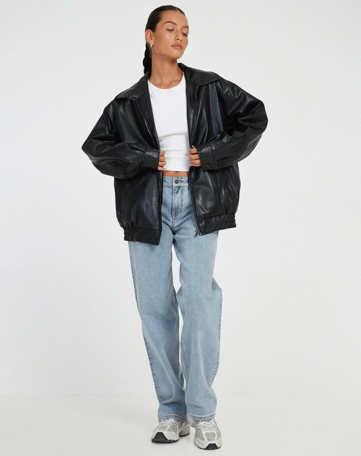 Women's Oversized Bomber Jacket