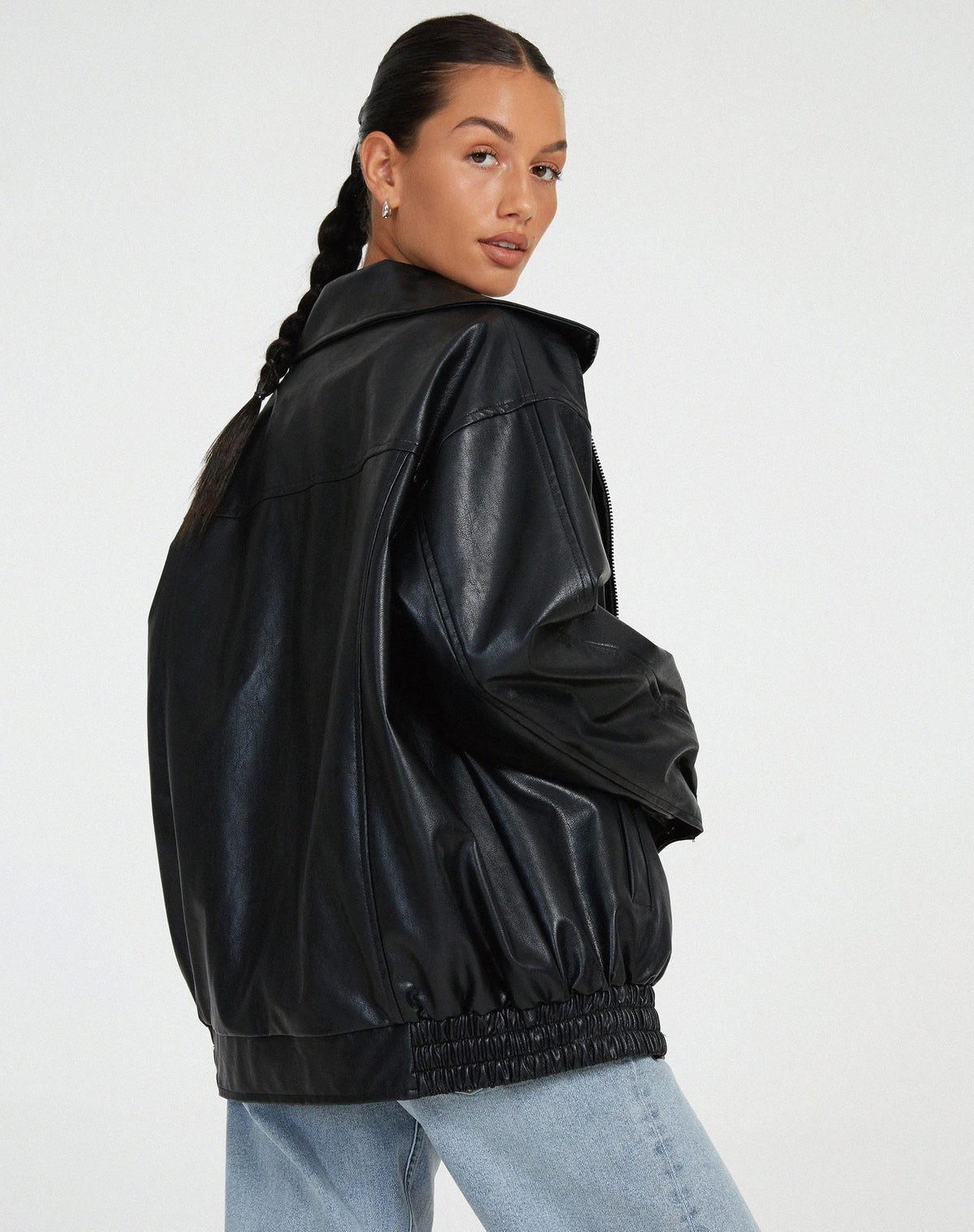 Women's Oversized Bomber Jacket