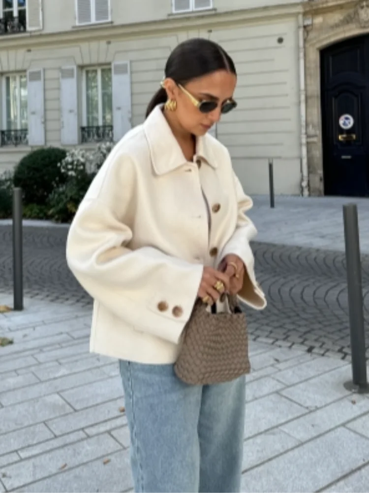 Women's Oversized Cropped Jacket