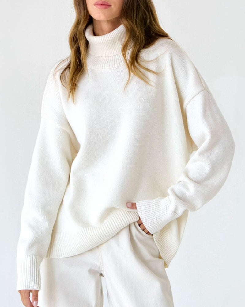 Women's Oversized Roll Neck Jumper