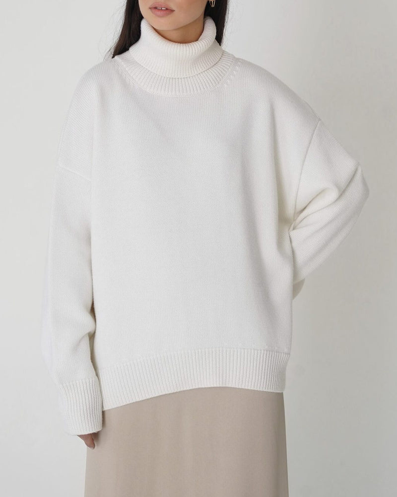 Women's Oversized Roll Neck Jumper