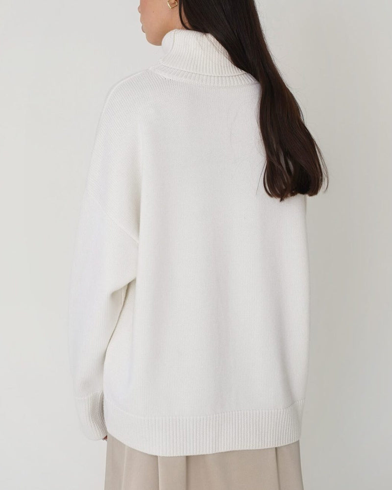 Women's Oversized Roll Neck Jumper