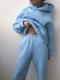 Women's Oversized Tracksuit with Hoodie
