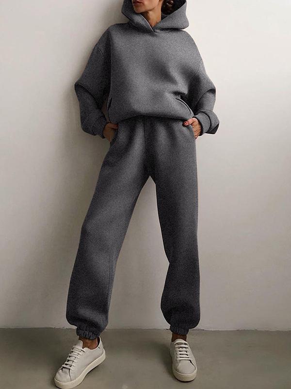 Women's Oversized Tracksuit with Hoodie