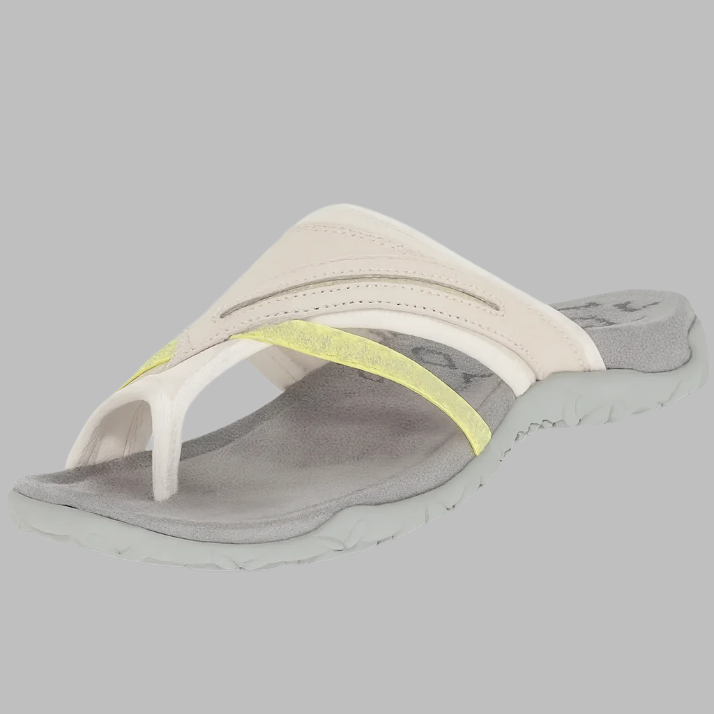 Women's Padded Crossover Toe Ring Sandals