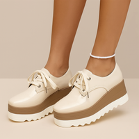 Women's Platform Lace-Up Shoes