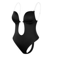 Women's Plunge Backless Shaping Bodysuit