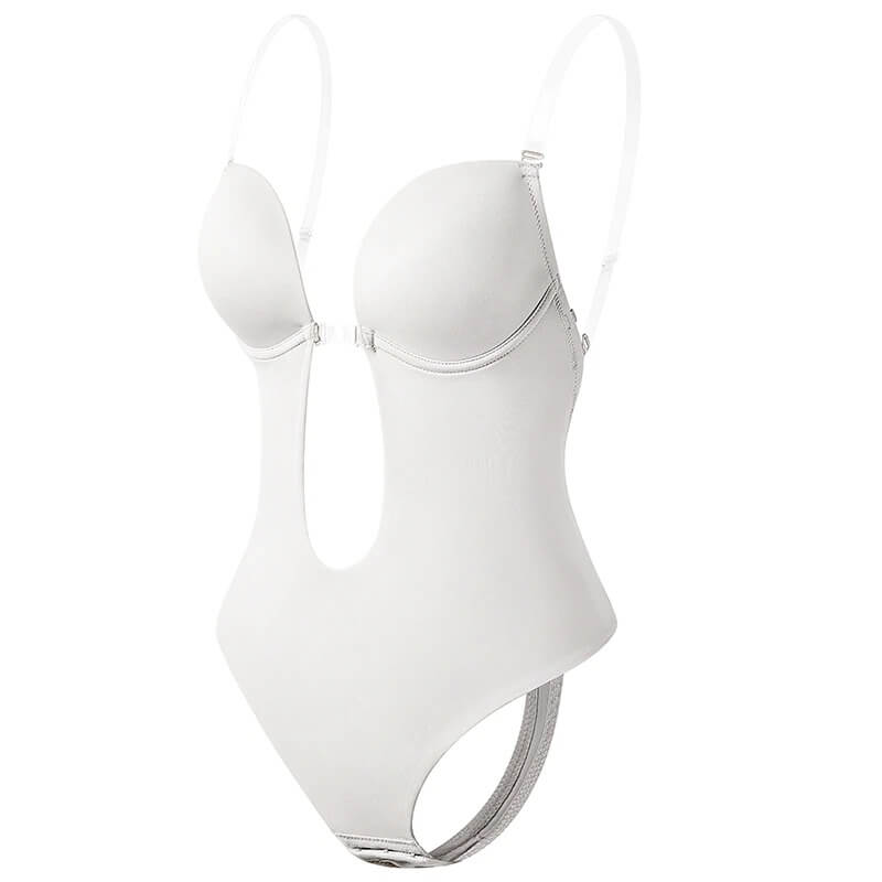 Women's Plunge Backless Shaping Bodysuit