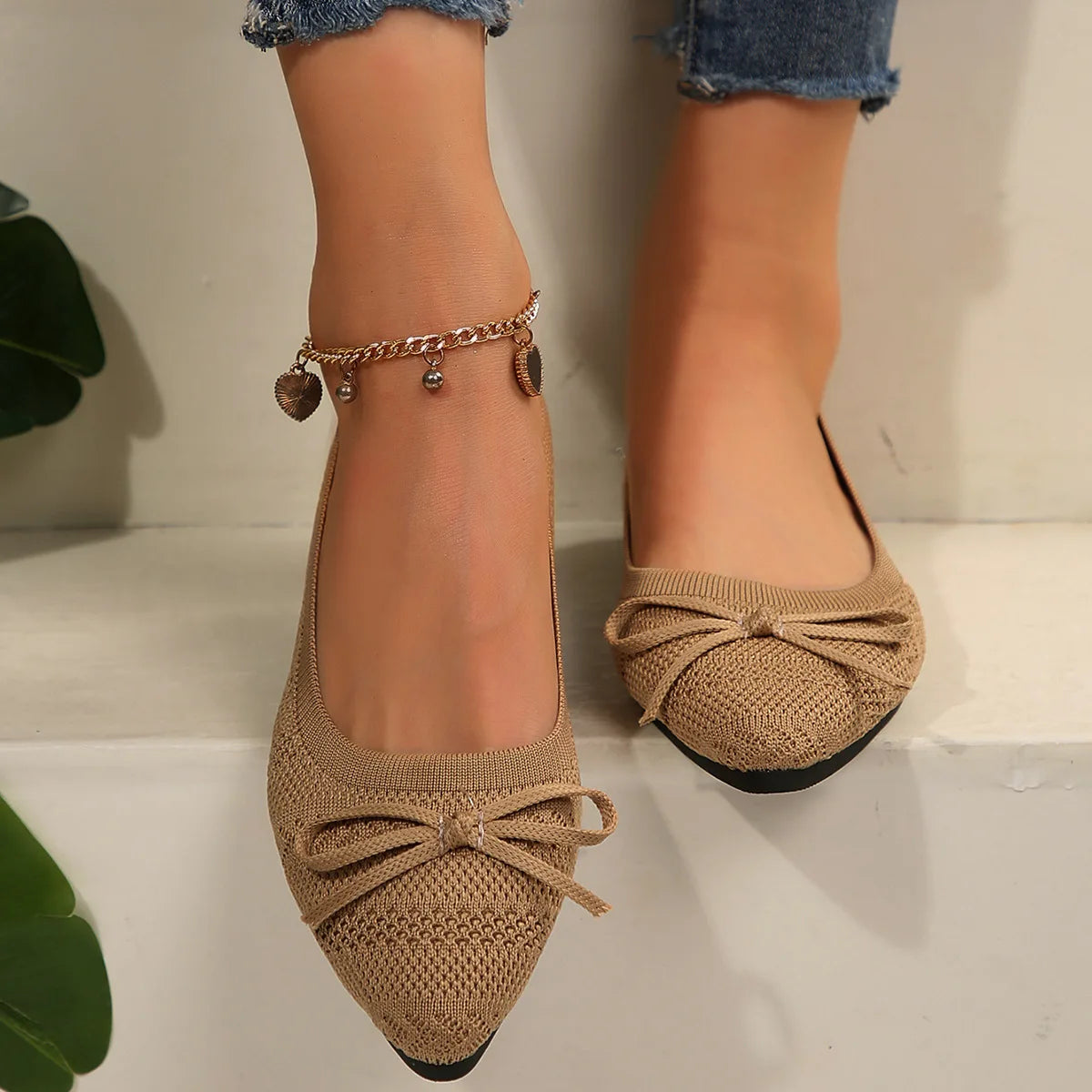 Women's Pointed-Toe Ballet Flats